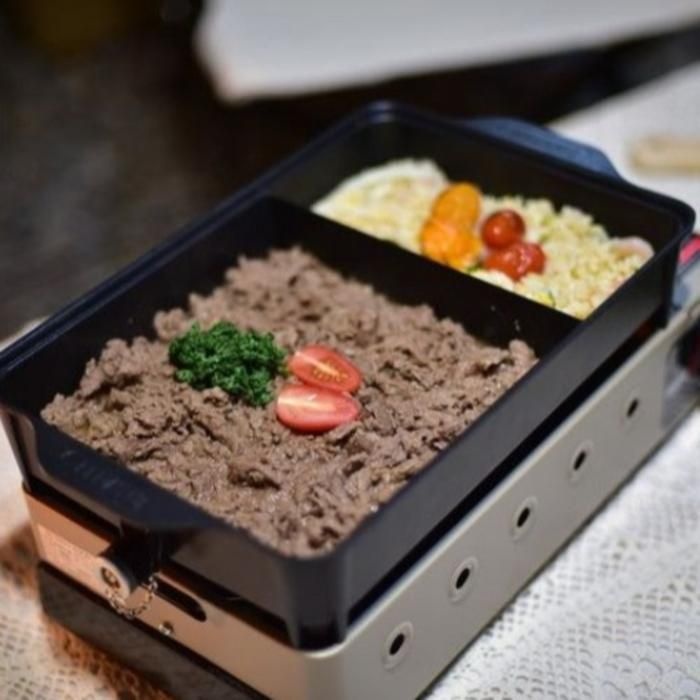 지라프 구이바다 트윈 전골팬 블랙 M 찌개 볶음 캠핑