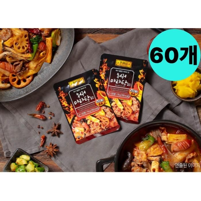 오뚜기 이금기 훠궈 마라 탕 소스 2단계 60개 대용량