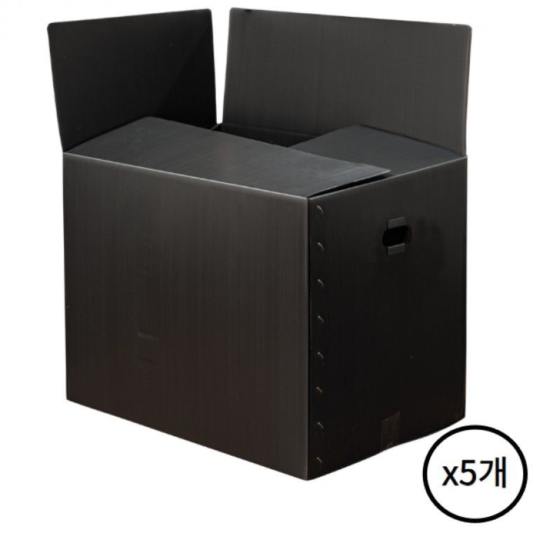 단프라박스 3호 5개묶음 A형 이삿짐센터 물류 수납함 대형 정리함 보관함