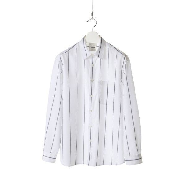WHAGI 아키택트 셔츠 (화이트 스트라이프) 290537