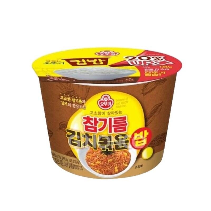 오뚜기 참기름김치볶음밥 259g 컵밥 아침 혼밥 즉석 고소한 한끼