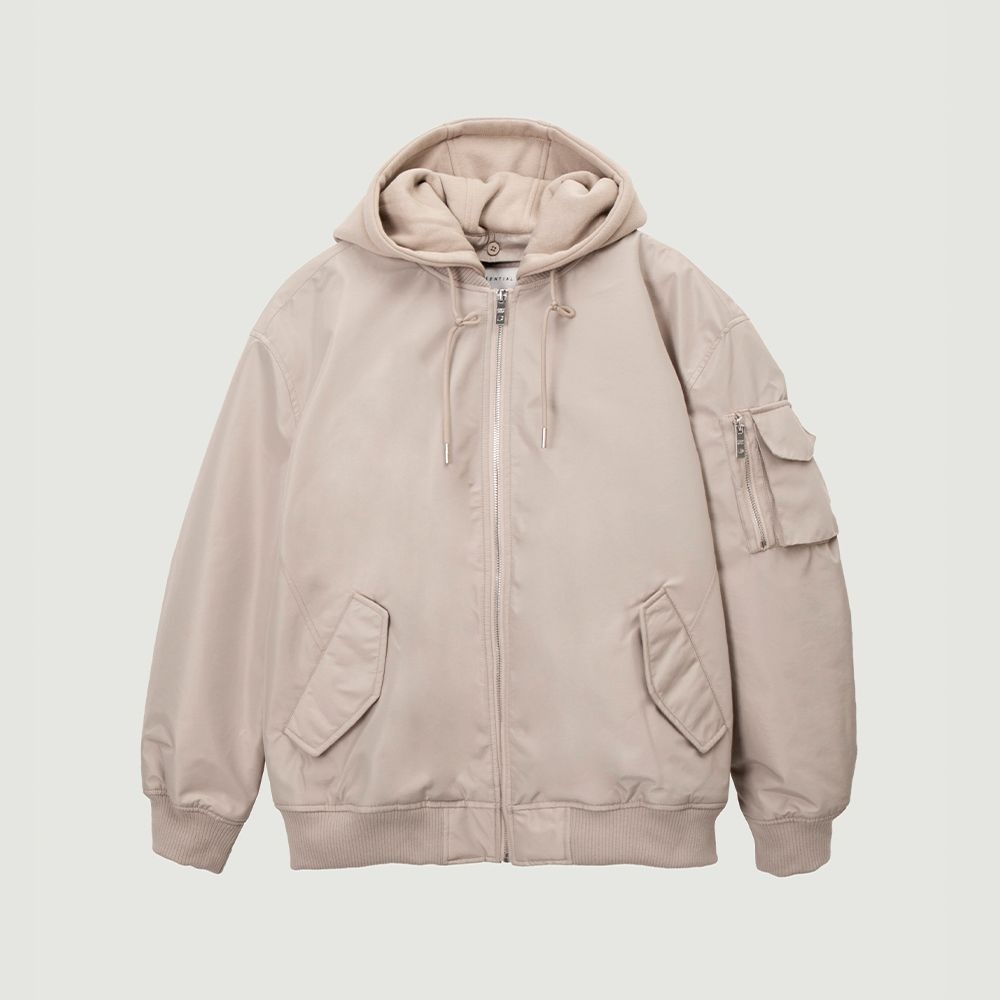 브랜드라이프스타일 행텐 남성 후드 디테쳐블 패딩 봄버 자켓-SP1041020101069