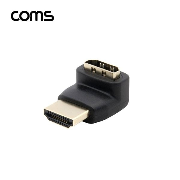 Coms HDMI 젠더연장 MF 꺾임형 샹향 90도