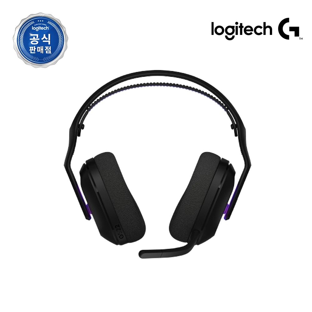 로지텍코리아 로지텍코리아 공식 G522 LIGHTSPEED 무선 게이밍 헤드셋 블랙