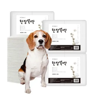 펫토리아 한장뚝딱 라이트 강아지 배변패드 대형 72g 120매
