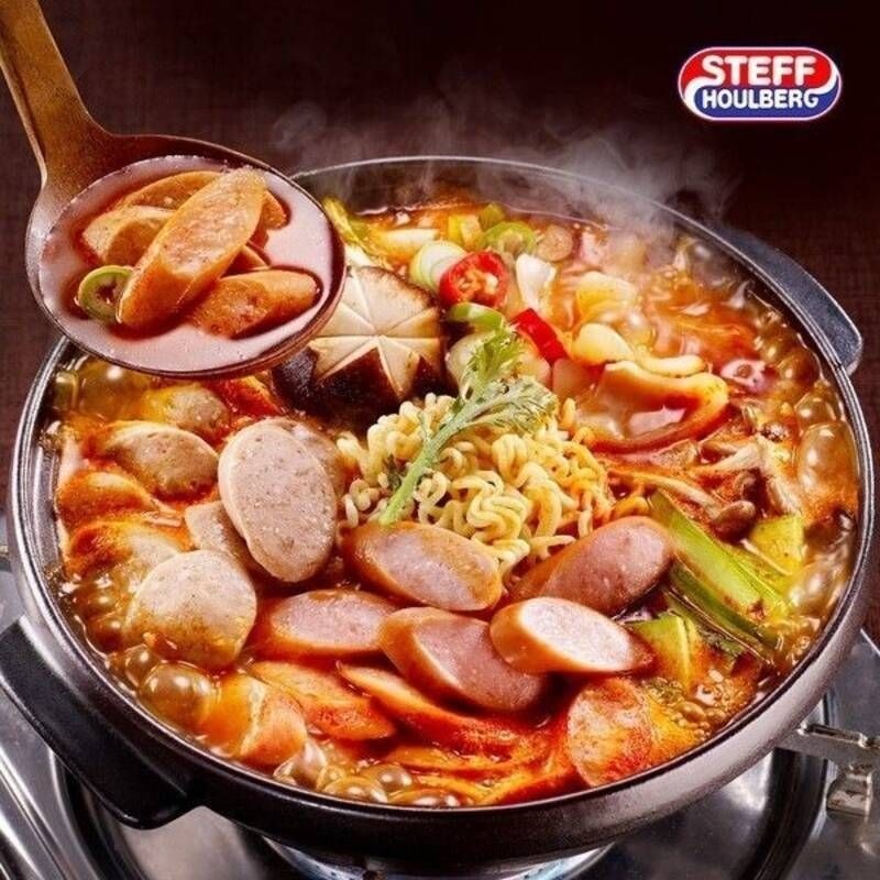 스테프 화끈한 부대찌개 4팩 600g x 4