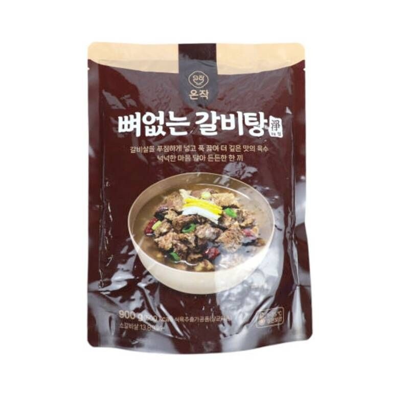 특사이즈 총 24인분 온작 이영자의 뼈없는 갈비탕 900g x 8팩 총 7.2kg