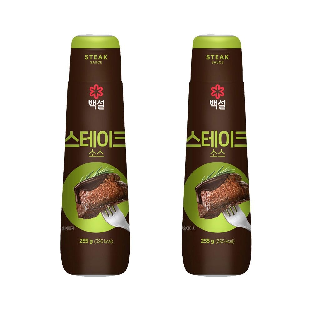 CJ제일제당 백설 스테이크 소스 255g x2개