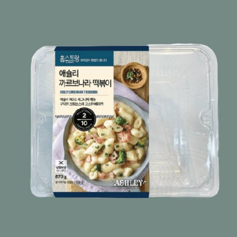 애슐리 토핑듬뿍 로제떡볶이+오리지널 까르보나라 떡볶이 총 4인분 맛있는