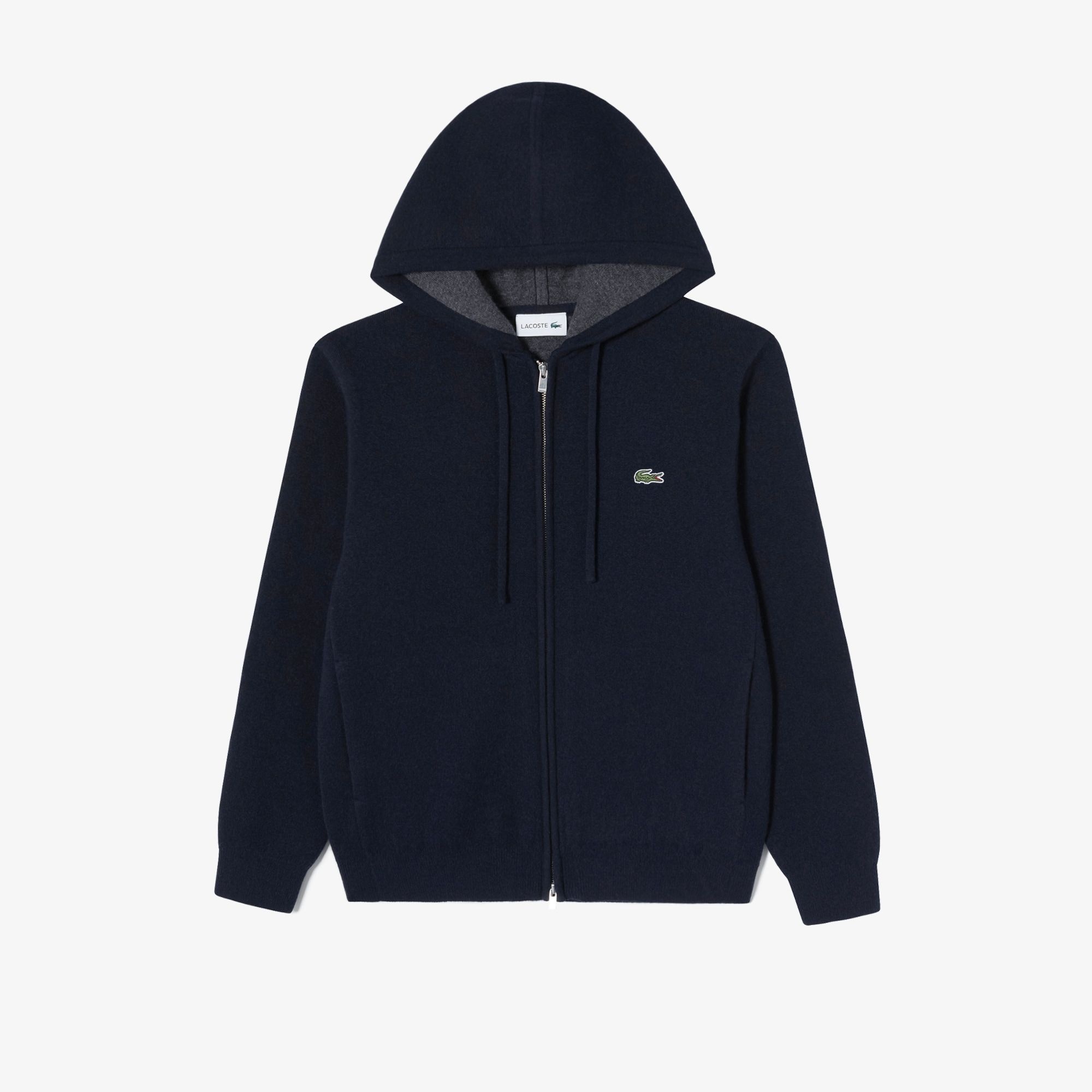 [롯데백화점] 라코스테 남성 [3컬러 택1] 이중직 후드집업 남자 긴팔 니트 후드티 AH390E-55N_3 LE1220257294