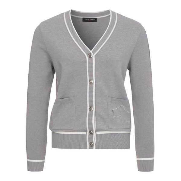 힐크릭 [힐크릭] 여성골프긴팔스웨터 H432 헨리 꽈배기조직 가디건SW 1HCSWF4559MG_SC