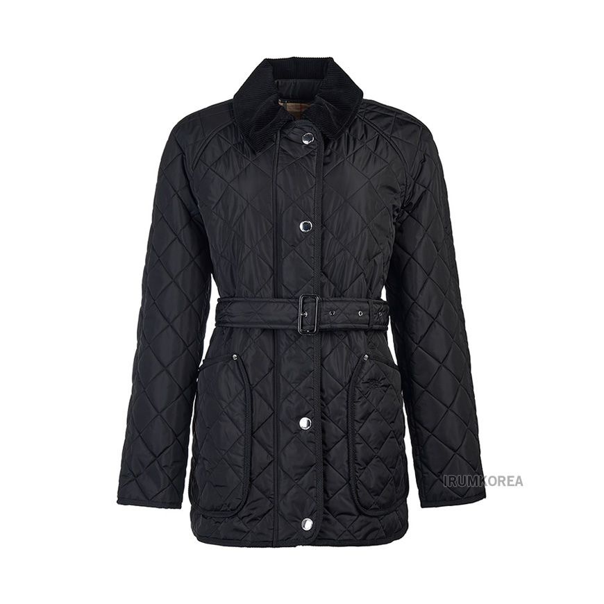 버버리 [라벨루쏘] FW24 여성 다이아몬드 벨티드 자켓 8071843 W PENSTON A1189
