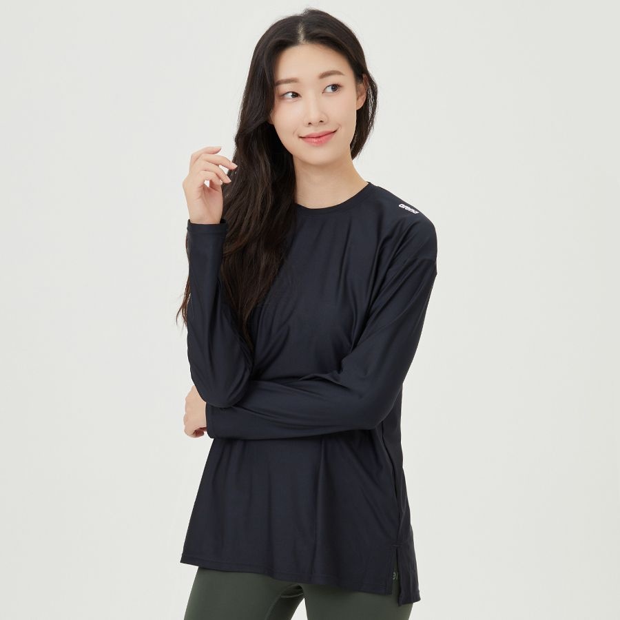 익산_동인코퍼레이션 아레나 [정상가 59,000원] 뉴웨이브 루즈핏 래쉬가드 A4BL1QR45BLK