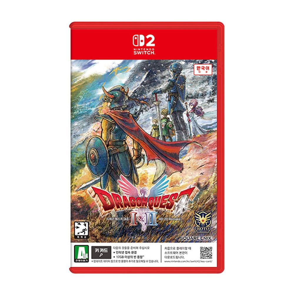 [롯데백화점] 닌텐도 스위치2 드래곤 퀘스트 1&2 HD 2D 리메이크 한글판 LE1220567234