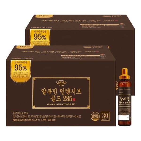 HLB제약 알부민 인텐시브 골드 285 30병X2박스