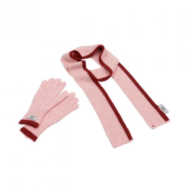 국내매장판 리끌로우 RC FROZEN 머플러 GLOVE SET 핑크 419414