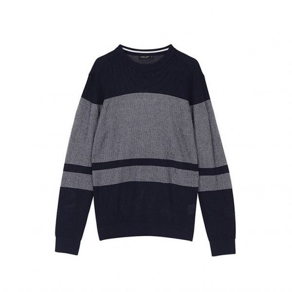 티비제이 남성 조직변형 니트 풀오버(T181KT130P)983910