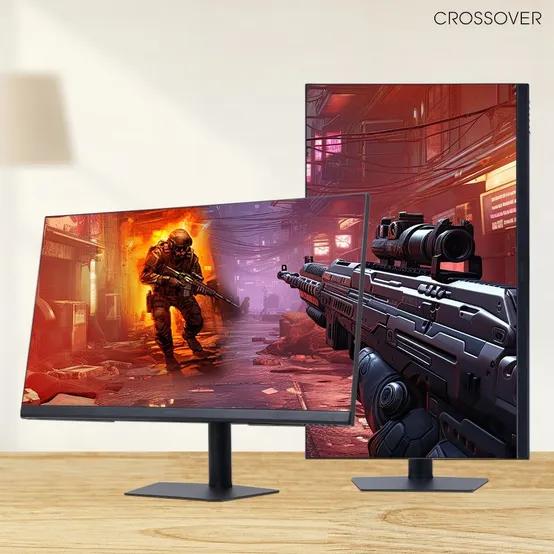 크로스오버 32Q165GP4 32인치 QHD IPS 165Hz 게이밍 피봇 멀티스탠드 컴퓨터 모니터