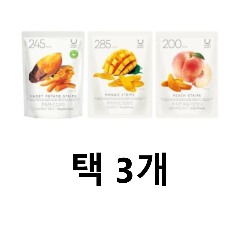 딜라이트 프로젝트 쫀득한 말랭이 3종 택3개 군고구마 망고 복숭아