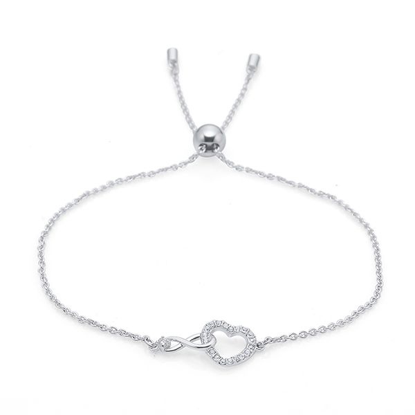 [하프클럽]스와로브스키 5524421 Hyperbola 하트 인피니티 미디움 팔찌 타임메카