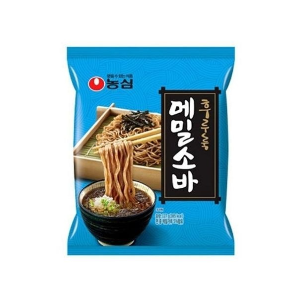 농심 메밀소바 127g 10봉 판모밀 냉국수 봉지라면