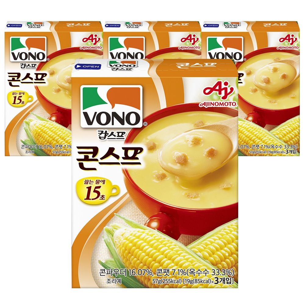 보노 컵 스프 콘스프맛 57g x 4개
