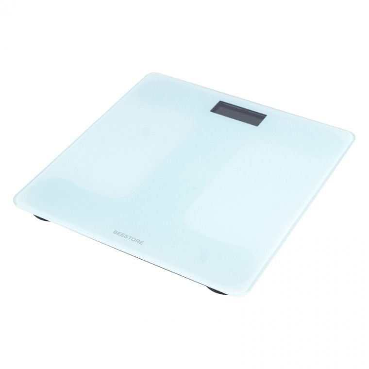 비스토어 스마트 체중계-화이트-살빼기.체중.계.몸.측정.무게.강화유리.디지털.가성비비