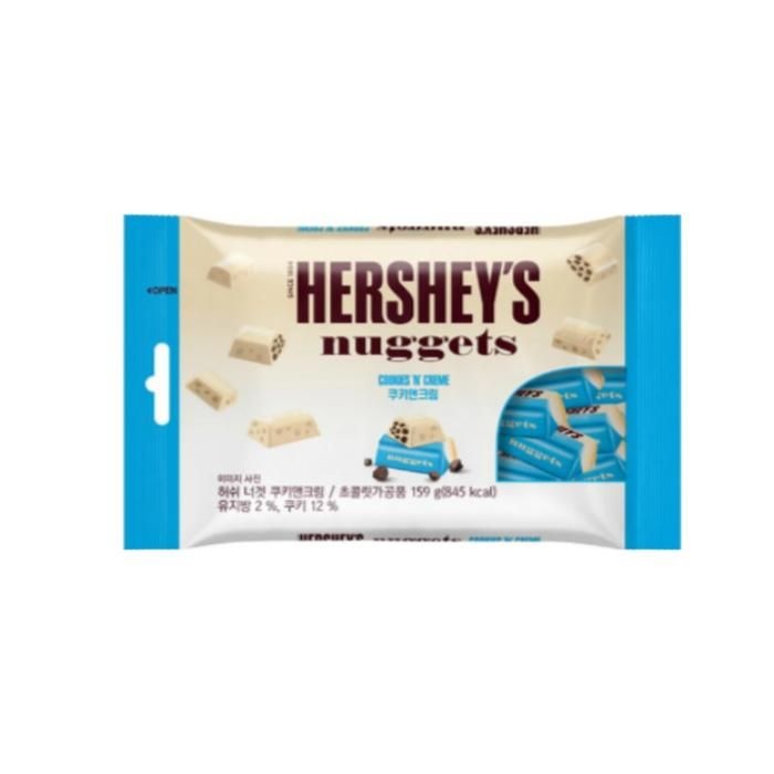 허쉬 너겟 쿠키앤크림 159g 1개