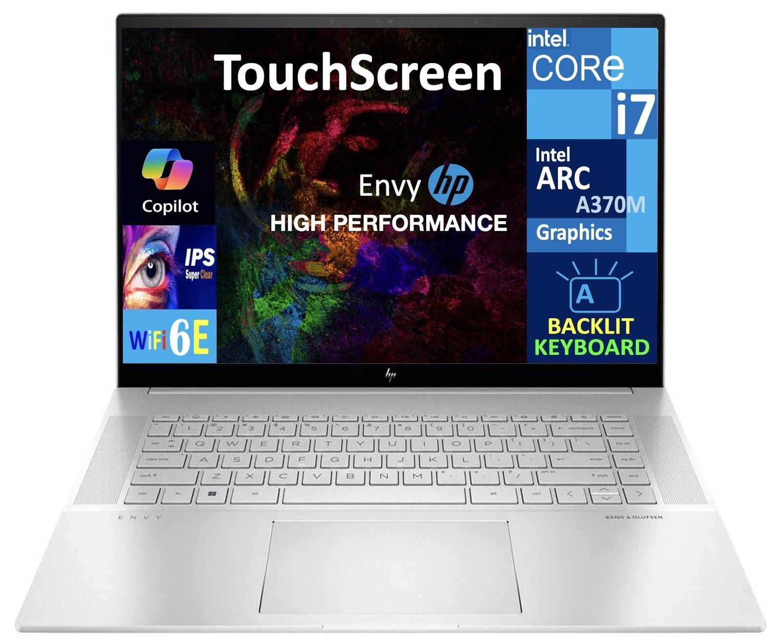 HP ENVY 노트북 [세금포함] [정품] 16 IPS WQXGA 터치 Intel i7-13700H 32GB 1TB SSD 솔리드 스테이트 드라이브[세금포함] ARC A370M