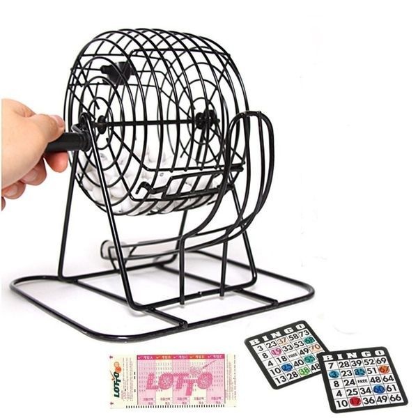 [알티피아][하프클럽]복불복게임 돌리고 로또 게임기 철재 번호추출기 제비뽑기 수동