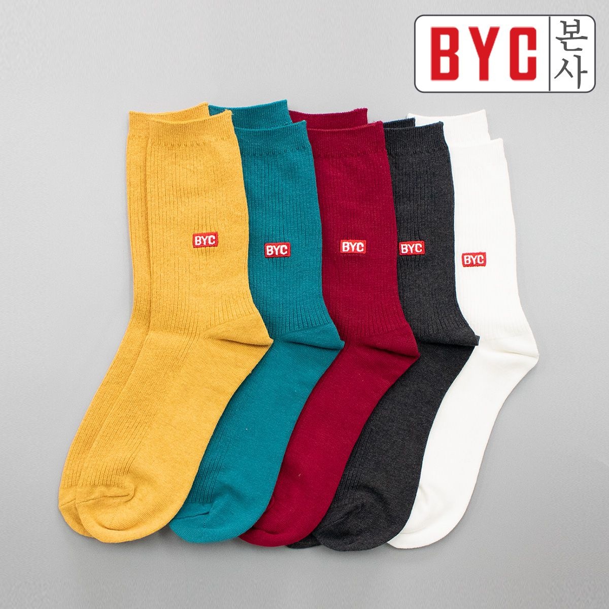 [BYC][BYC 본사]로고양말(남녀공용) OES1003 : 롯데ON