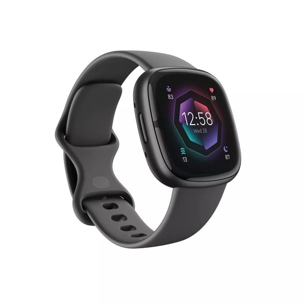 Fitbit [해외] Fitbit Sense 2 고급 건강 및 피트니스 스마트워치, 스트레스 및 수면 관리 도구 포함, ECG 앱, SpO2, 연중무휴 심박수 및