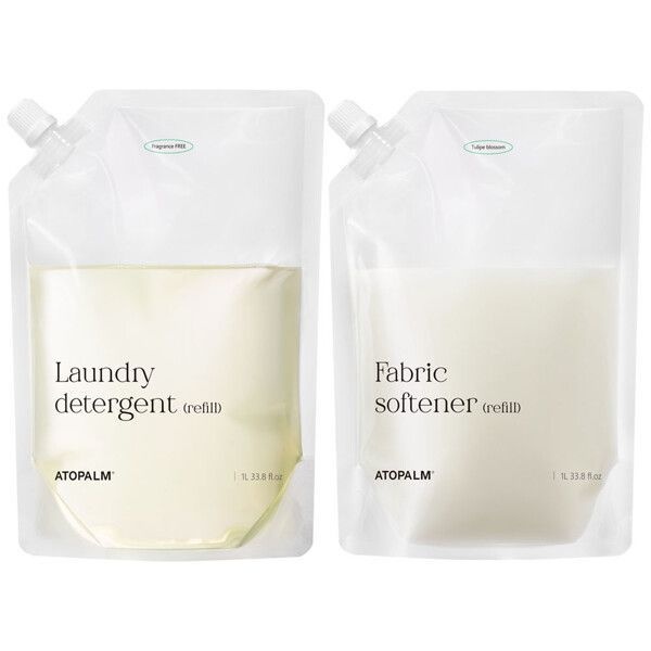 아토팜 아토팜 세탁세제 1000ml 리필 + 섬유유연제 1000ml 리필 튤립블라썸