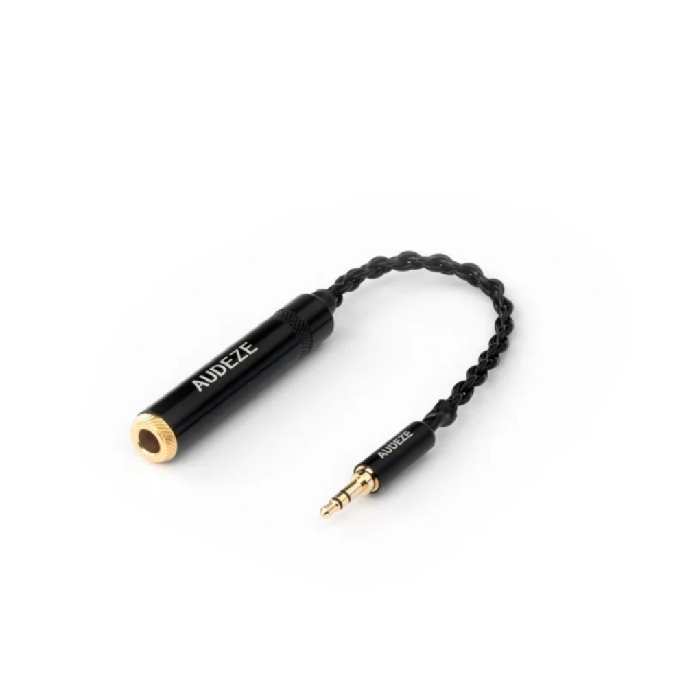 [해외] Audeze Braided Stereo Adapter 6.3mm to 3.5mm