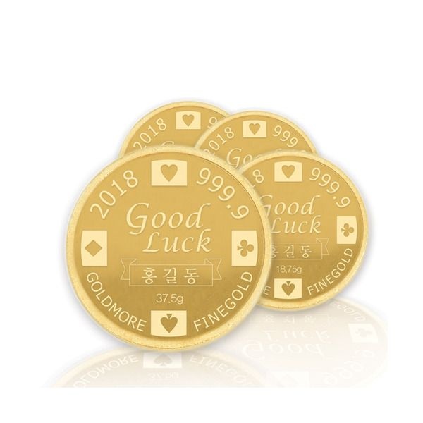 [주식회사 혼골드모아]골드모아 [골드모아] 순금 골드바 코인 3.75g 24k [포커A]