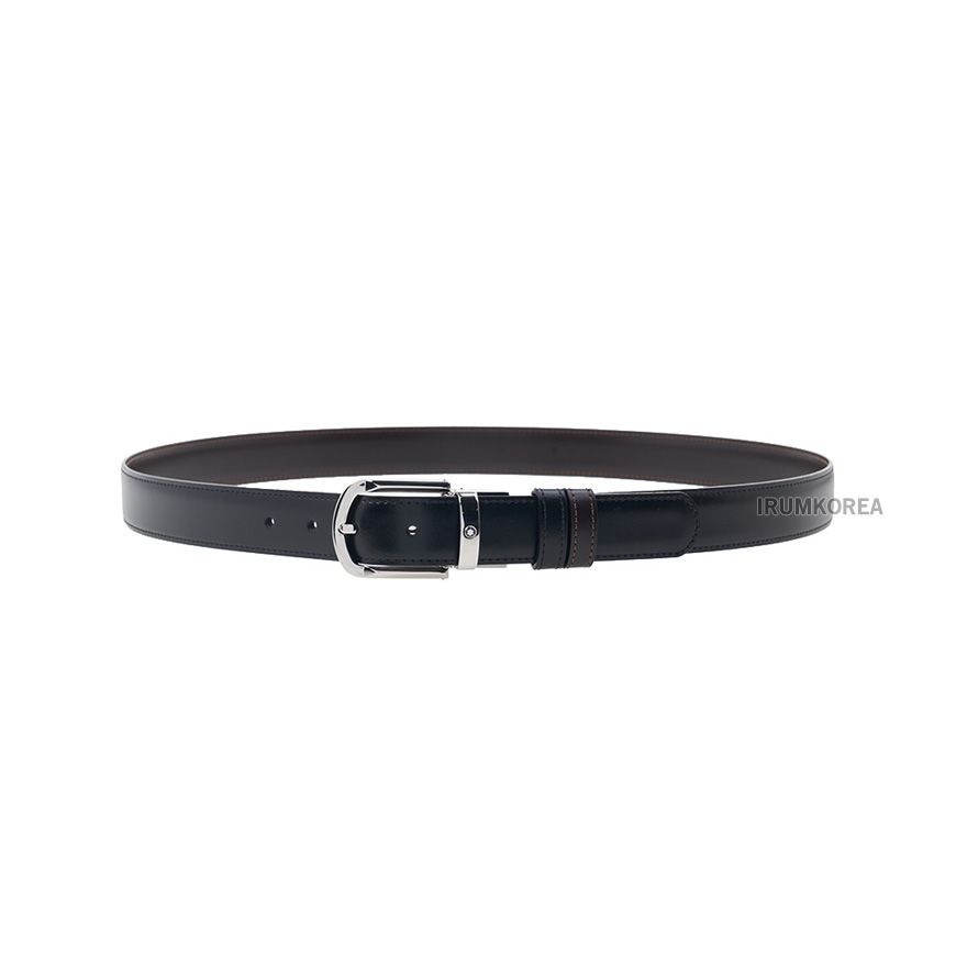 몽블랑 [라벨루쏘] SS25 남성 리버서블 벨트 111080 BLACK BROWN