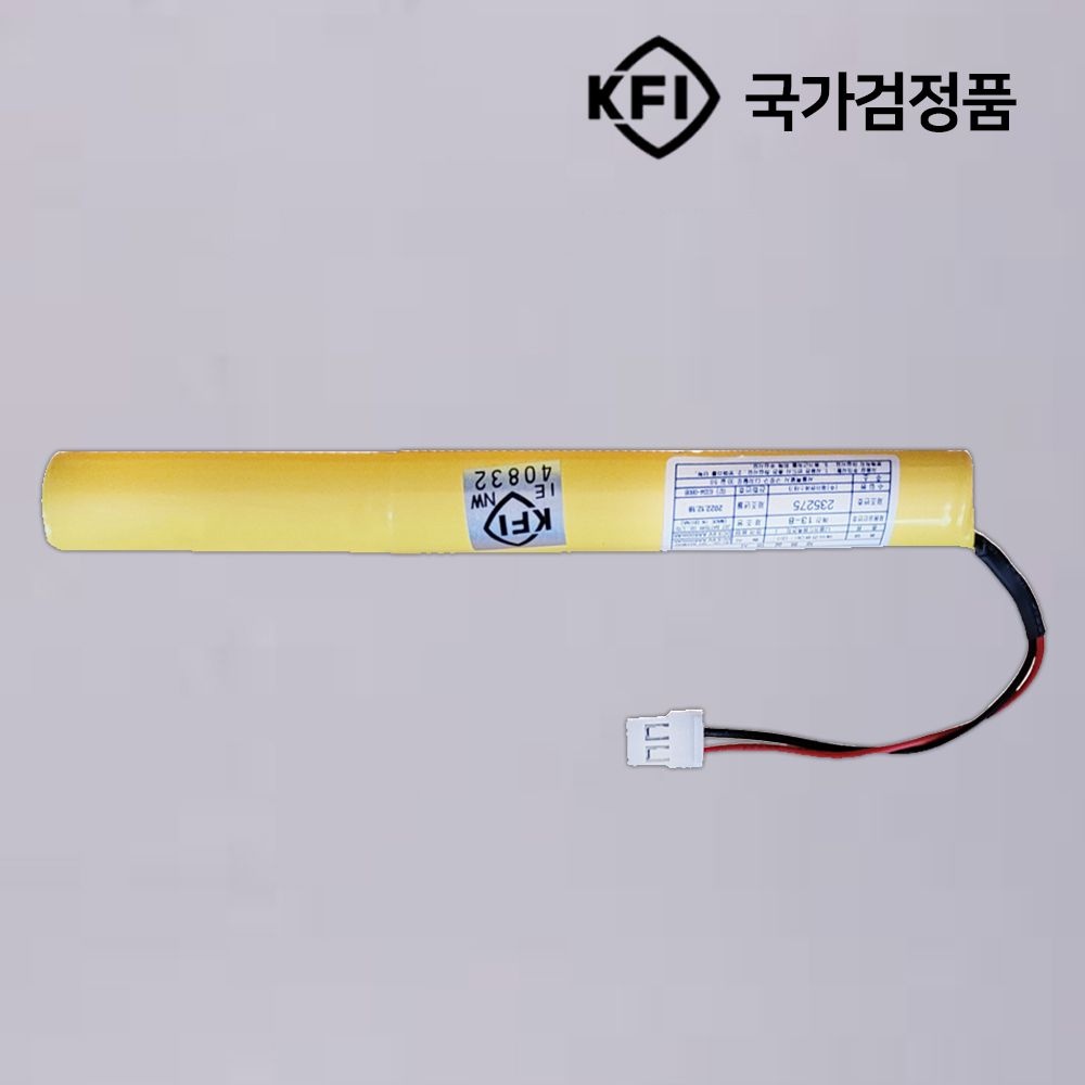 지멘스용 천장형 중형 유도등 배터리 3.6V 600mAh 1+1+1 디앤씨 505번 / 지멘스 전용커넥터 / 한국소방