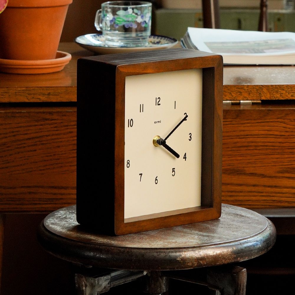 아이노비아 오르미 레트로 미로클락 우드 무소음 추시계 벽시계 괘종시계