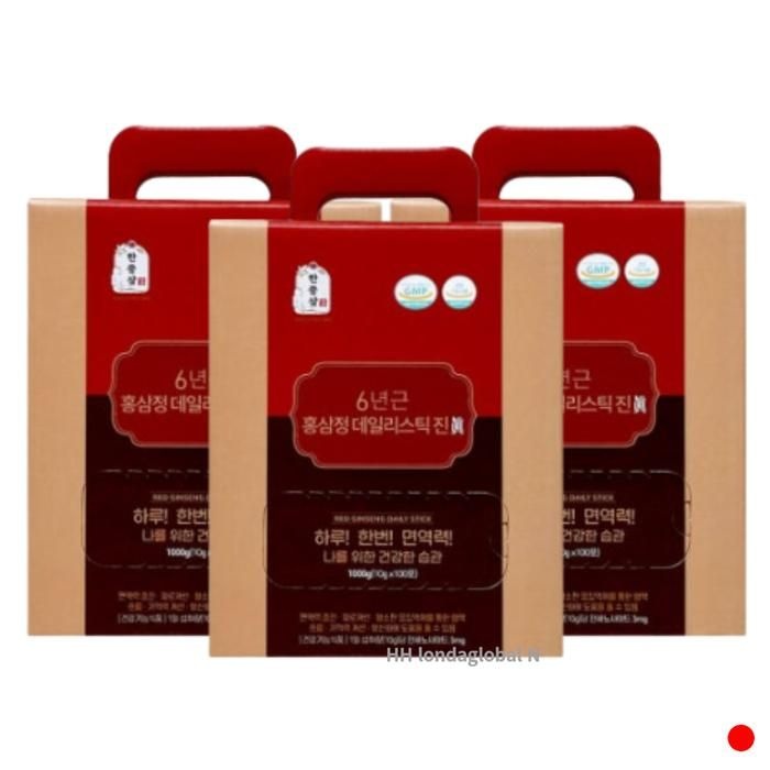 바이오로제트 네이처그랜드 6년근 홍삼정 데일리스틱진 100포 X3