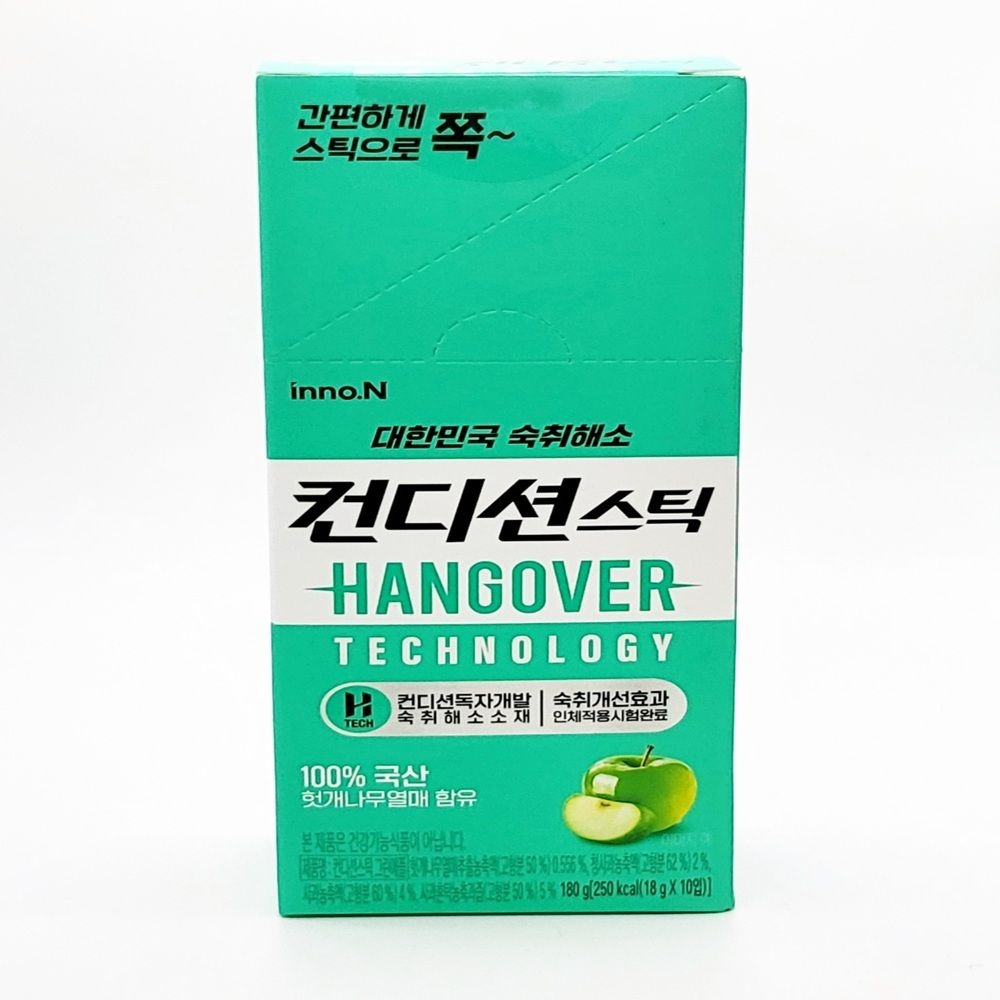 이노엔 컨디션 스틱 그린애플맛 18g 100개