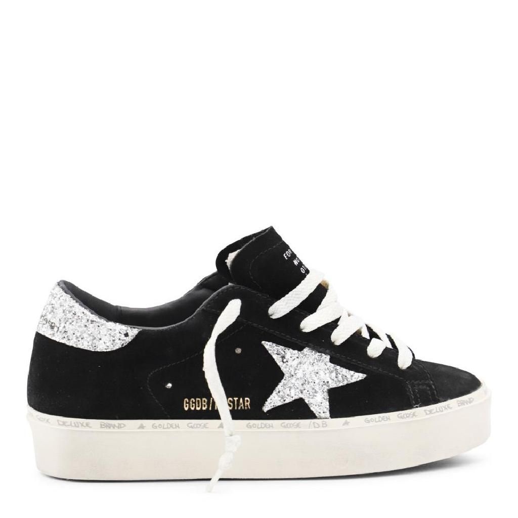 골든구스 BLACK LEATHER HI STAR SNEAKERS GWF00118F00638990179 BLACK/SILVER  [관부가세포함]