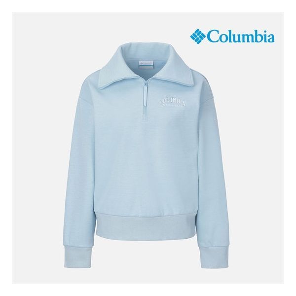[컬럼비아]여성 레이크 투 파크 하프 집업_스카이블루 (C41-YL63 447397