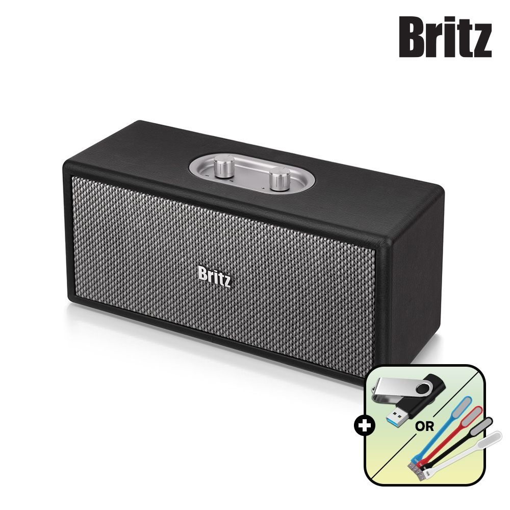 브리츠 BZ-TX11 엔틱 블루투스 스피커 인테리어 탁상용 휴대용 라디오 스피커