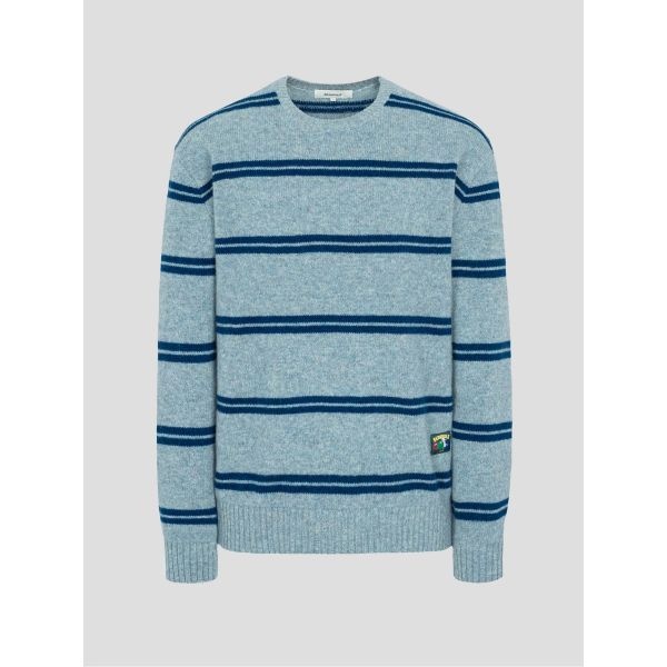 &lt;매장정품&gt; BEANPOLE 빈폴 MEN 푸즈예티 스트라이프 니트 스카이 블루 BC5X51C61Q 698520