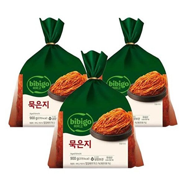 [CJ제일제당][T]비비고 묵은지 900g x3개