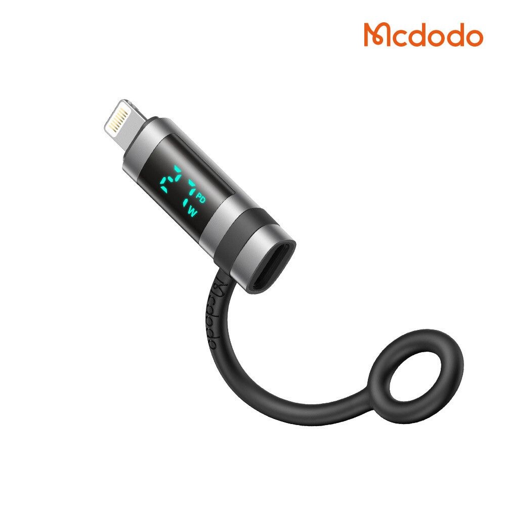 컨섹 맥도도 (현대Hmall) 맥도도 포터블 충전속도 디스플레이 C타입 to 8핀 젠더 OT261