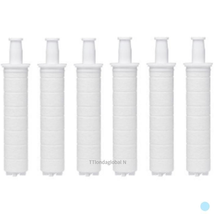 자담유 더클린 샤워기 2중 세디먼트 필터 6개 추가