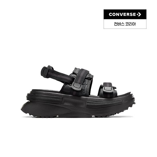 [롯데백화점] 컨버스 [추가할인] 런스타 유틸리티 샌들 CX 이지 온 블랙 A06480C LE1219401966
