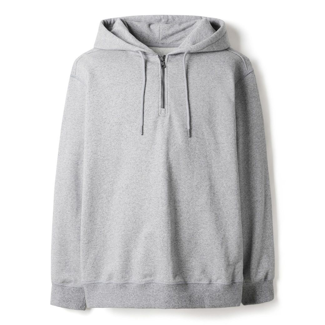 [롯데백화점] 시리즈 오버핏 멜란지그레이 반집업 후드티 _ SATAW24131GYX LE1220403951