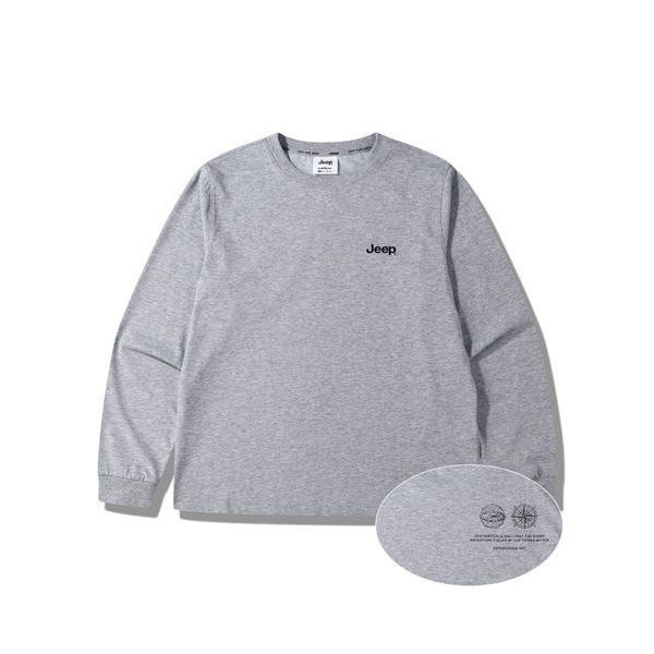 [지프]남여공용) 나침반 프린트 롱슬리브 긴팔 티셔츠 JQ3TSU005 434543